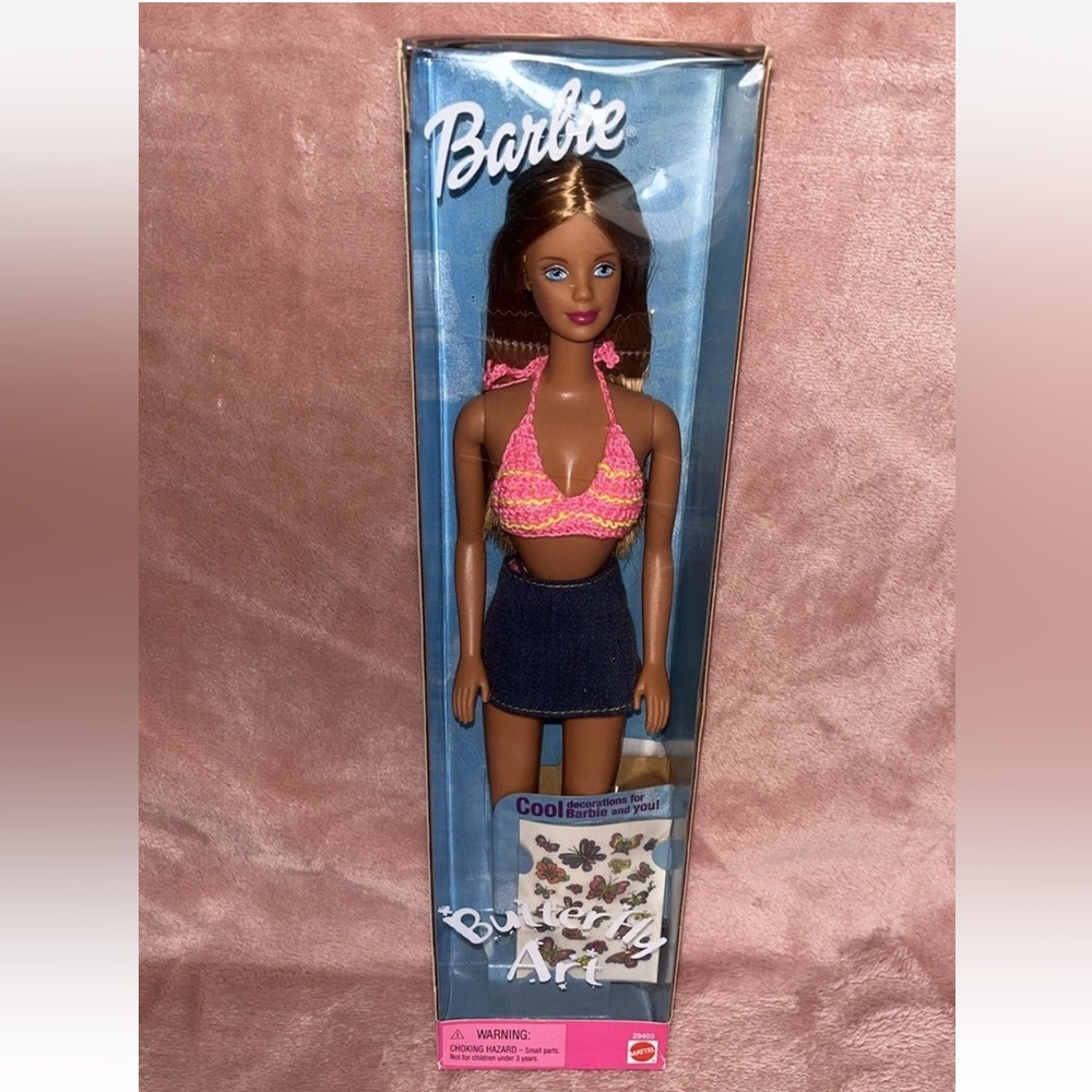 Barbie Butterfly Art Doll 1998 Mattel NRFB 29403 Budget Version